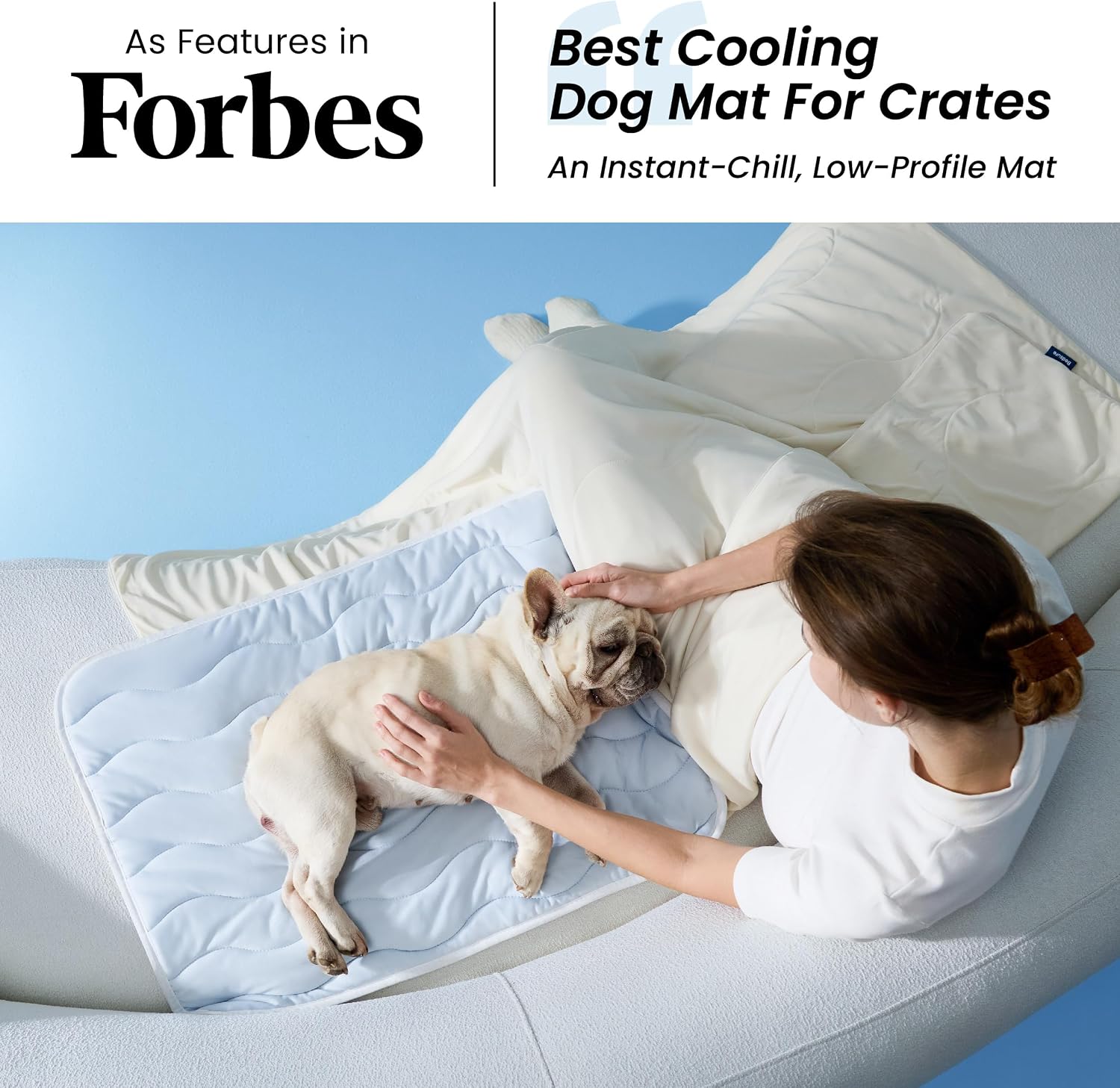 Ice Cooling Mat for Pets, Breathable Cooling Crate Pad Indoor for Pet