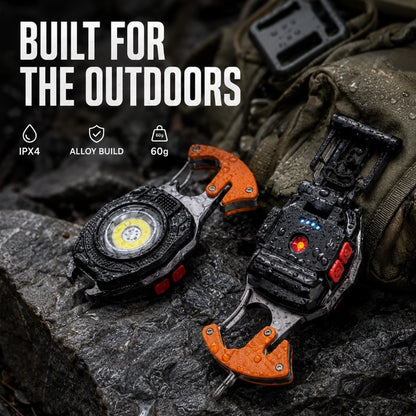 💡8-in-1 Multifunctional Keychain Flashlight🔦🌈