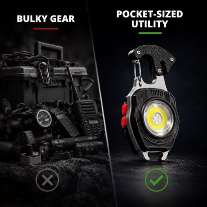 💡8-in-1 Multifunctional Keychain Flashlight🔦🌈
